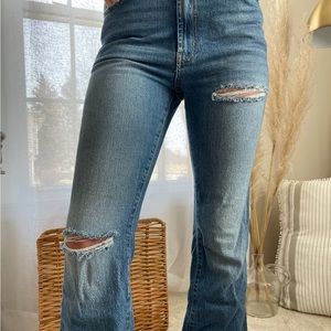 Women's Blue Ripped Jeans